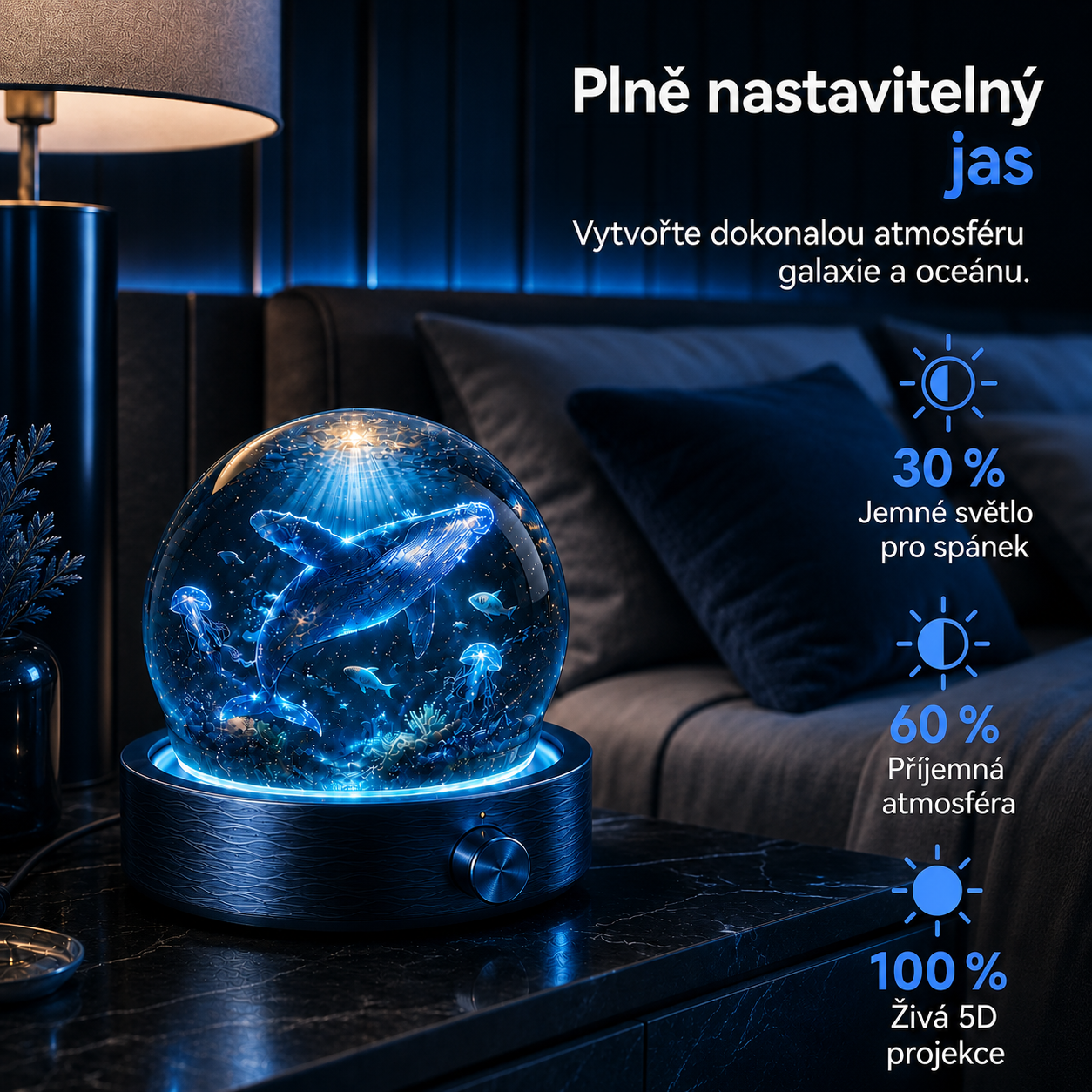 BVJ® 2026 PRO MAX 5D chytrý projektor světů 🌎 Vytvořte více než 100 pohlcujících světů s Bluetooth ovládáním a zvukovými efekty