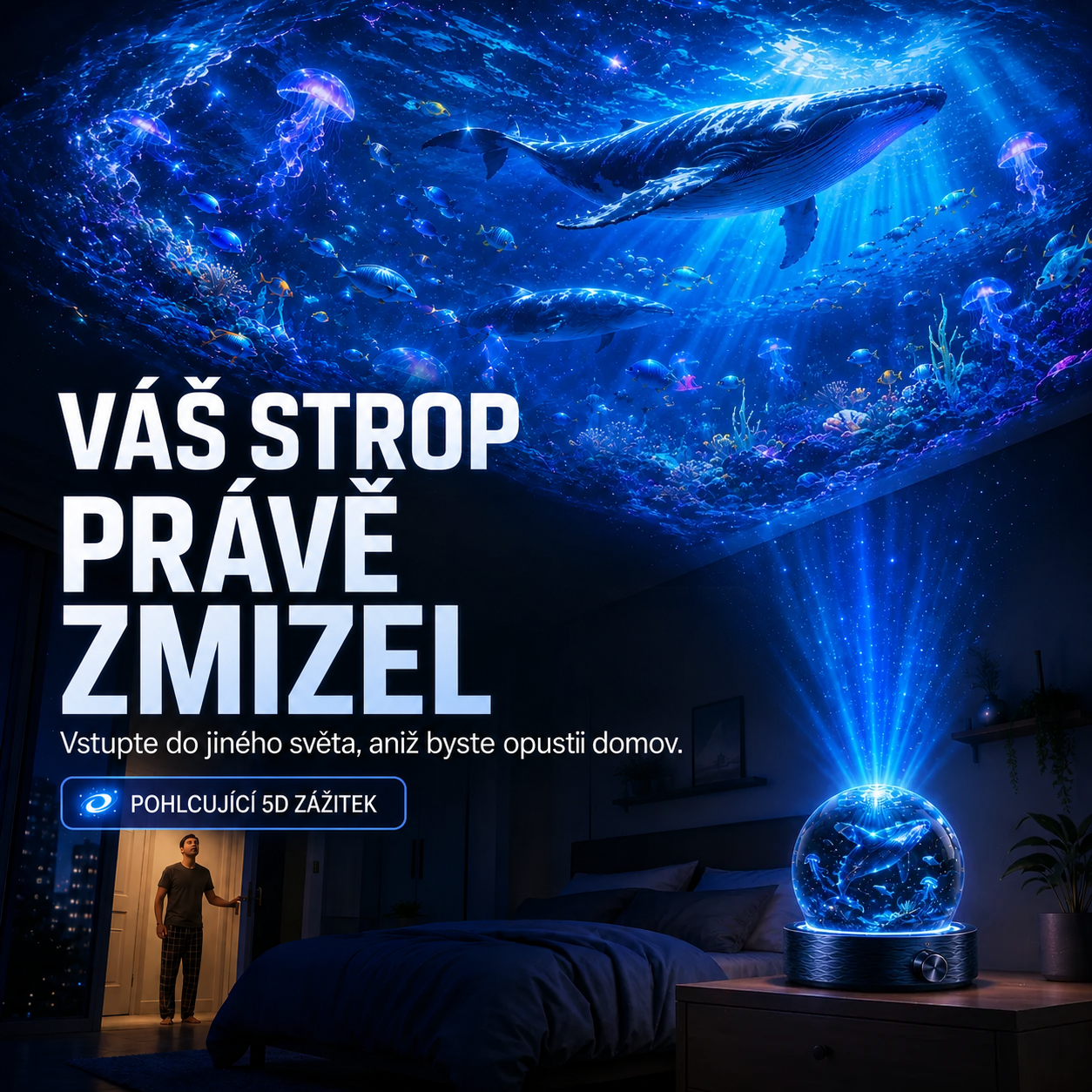 BVJ® 2026 PRO MAX 5D chytrý projektor světů 🌎 Vytvořte více než 100 pohlcujících světů s Bluetooth ovládáním a zvukovými efekty