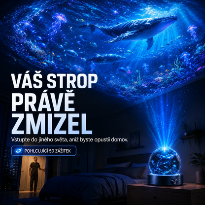 BVJ® 2026 PRO MAX 5D chytrý projektor světů 🌎 Vytvořte více než 100 pohlcujících světů s Bluetooth ovládáním a zvukovými efekty