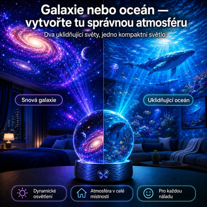 BVJ® 2026 PRO MAX 5D chytrý projektor světů 🌎 Vytvořte více než 100 pohlcujících světů s Bluetooth ovládáním a zvukovými efekty