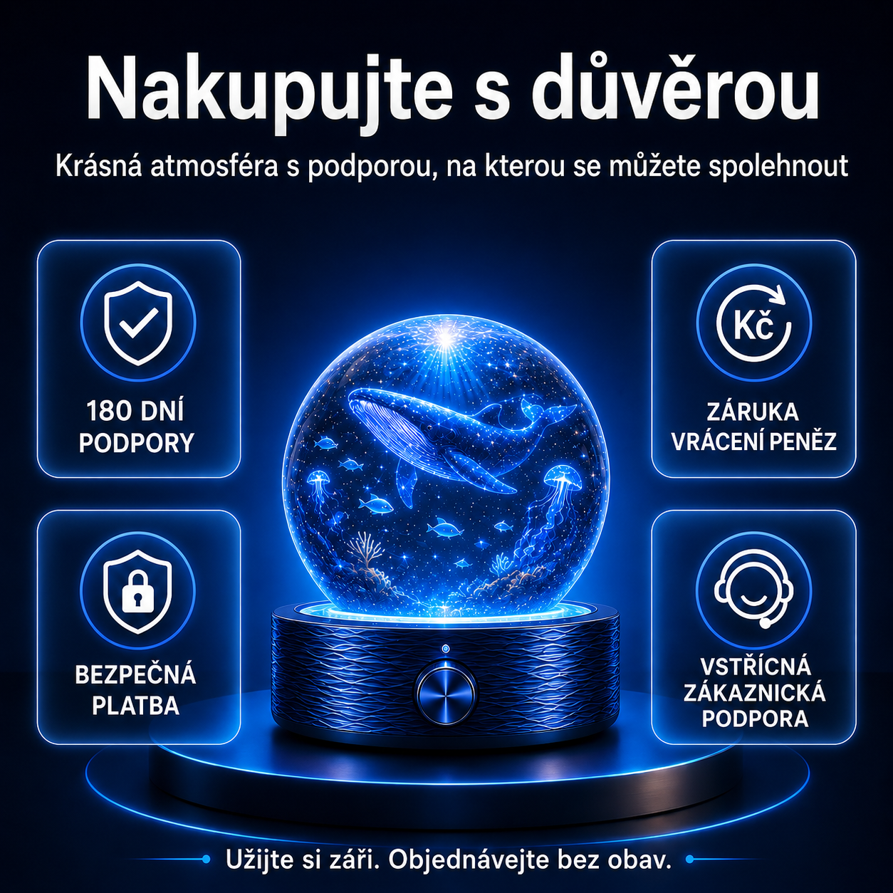 BVJ® 2026 PRO MAX 5D chytrý projektor světů 🌎 Vytvořte více než 100 pohlcujících světů s Bluetooth ovládáním a zvukovými efekty